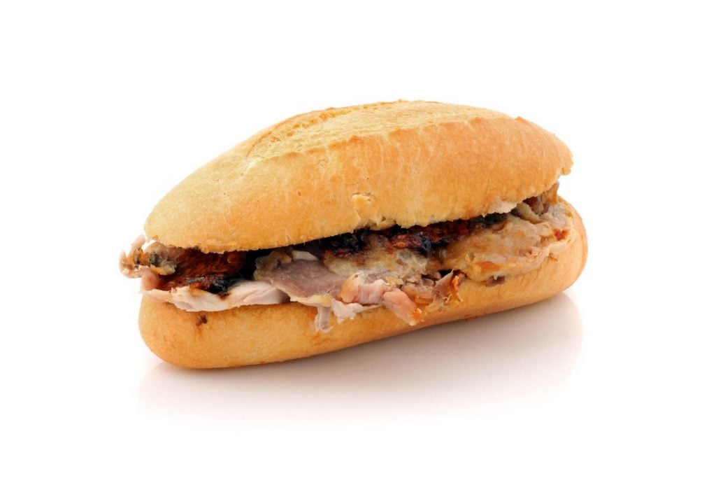 Sandwich with porchetta – Central Italy